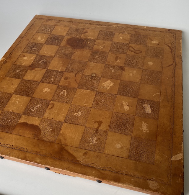 GAME, Chess Board - Large Leather